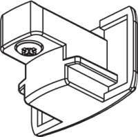 D-GB41-3 , 1-fase eindkap, wit