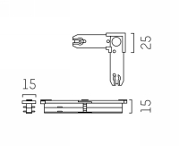652-0030400005 , Volare 90° Hoekverbinder Wit