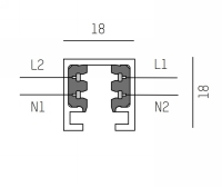 652-0010100005 , Volare Rail Wit 1000mm