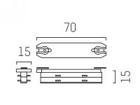 652-0030100001 , Volare Koppelstuk Chrom