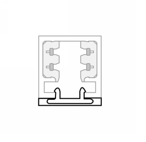 Molto,652-0050100008,Volare Cover Naturel Geanodiseerd 1000mm