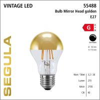 SG-55488 , LED Bulb Mirror Head golden