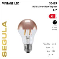 SG-55489 , LED Bulb Mirror Head copper