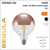 SG-55492 , LED Globe 125 Mirror Head copper