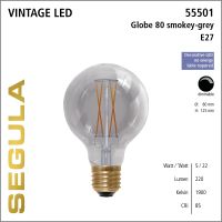 SG-55501 , LED Globe 80 smokey grey