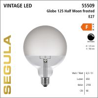 SG-55509 , LED Globe 125 Half Moon frosted