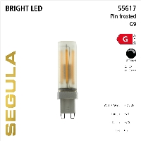 SG-55617 , LED G9 Pin 3,2W 2700K frosted
