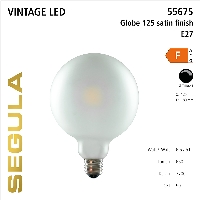 SG-55675 , LED Globe 125 satin-finished