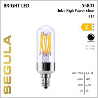 SG-55801 , LED Tube High Power clear